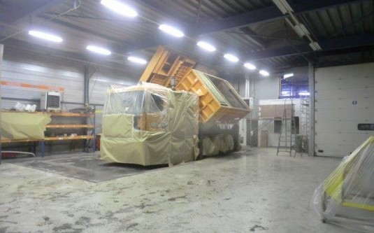 vacuumwagen spuiten voor firma v/d Pols vacuumwagen spuiten voor firma v/d Pols
